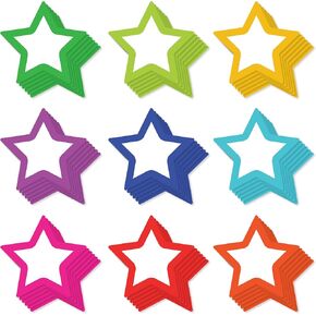 Paper Heart Cutouts 108pcs | Cut Out Shapes for Bulletin Board, Classroom, Decorations, Crafts. 3" x 3"