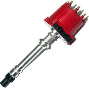 MAS Small Block Big Block EFI TBI Distributor 1987-1997 5.0L 5.7L 7.4L Compatible With Cadillac Chevy C/K Pickup Truck Van Camaro 305 350 454 HEI652R Red Cap 110-3952 GM19