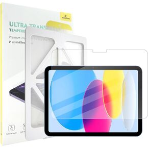 DUMOSONG Screen Protector Compatible with iPad Pro 12.9 6th / 5th / 4th / 3rd Generation (2022/2021 / 2020/2018) [Auto-Alignment Tool] [Tempered Glass] [Drawing Anti-Glare][Face ID Compatible]
