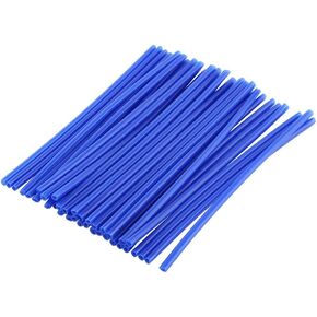 72Pcs Spoke - Motocross Wheel Covers, Dirt Bikes - 10 Colors (Color : Blue) Automotive Exterior Accessories And Blue Spoke 4 Inch Blue Spokes