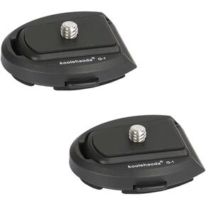 koolehaoda Quick Release Plate Adapter Action Camera Accessories 2-Pack,Compatible for Gopro Hero Action Cameras and Compact Camera in Saudi Arabia