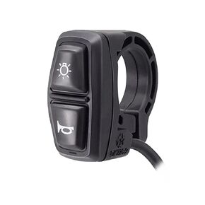 Universal Ebike Light and Horn Switch Turn Signal Switch 3 in 1 Motorcycle HeadLight Turn Switch Motorcycle Horn Turn ON/Off Control Switches for Electric Bike Scooter Light Switch Signal Button DK336
