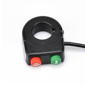 Universal Ebike Light and Horn Switch Turn Signal Switch 3 in 1 Motorcycle HeadLight Turn Switch Motorcycle Horn Turn ON/Off Control Switches for Electric Bike Scooter Light Switch Signal Button DK336