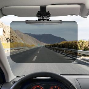 Sun Visor for Car Adjustable UV400 Sun Visor Extender for Car Slideable Car Visor Extender Universal Protect from Glare/UV Ray/Stray Light