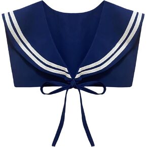 Sailor Collars Scarf for Women Top Fake Collar Necklaces Shawl wraps Match Sweater Shirt Dress
