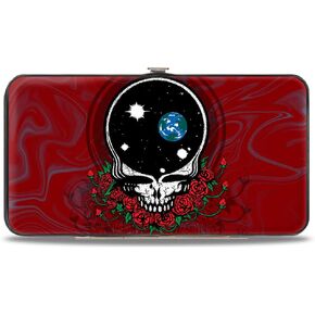 Buckle-Down Women's Hinge Wallet-Grateful Dead, Multicolor, 7" x 4"