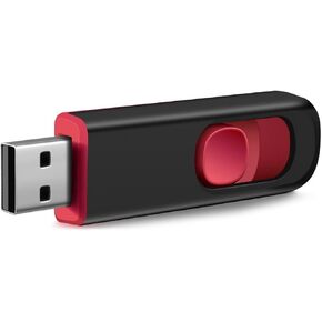 MAKACTUA 64GB USB Flash Drive, USB 2.0 Memory Stick Thumb Drive Pen Drives Jump Drive for Data Storage Black/Green in Saudi Arabia
