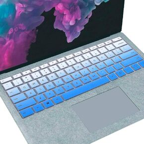 MUBUY Keyboard Cover Fit 2020 2019 Microsoft Surface Pro 7 |2019 2018 Surface Pro 6 |Surface Pro 5 |Surface Pro 4 12.3" Premium Ultra Thin Keyboard Protective Skin, US Layout -CandyBlack