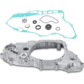 A-Premium Right Passenger Side Engine Clutch Crankcase Cover Compatible with Honda Sportrax 450 2004-2005, Replace 11330-HP1-670