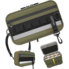 EDC sling bag for men expandable, can double its size, spill resistant, multipurpose, travel, lunch and toiletry bag
