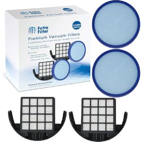 Fette Filter - Primary Filters & Exhaust Filters Kit Compatible with Hoover Vacuum Model #'s UH72630PC, UH72635, UH72600W, UH72630, UH72615 Compare to Part # 304087001 & 305687002 (Pack of 1)