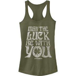 STAR WARS Girls Lucky Crawl Junior's Racerback Tank Top
