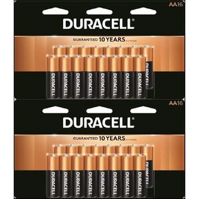 CopperTop AA Alkaline Batteries - Long Lasting, All-Purpose Double A Battery for Household and Business - 16 Count (2 Pack)