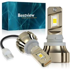 Bestview 912 921 LED Bulb for Backup Reverse Light,5600 Lumens T15 906 W16W LED Bulbs Reverse Back Up Light,Canbus Error Free for Car Truck, High Bright 6500K White(Pack of 2)