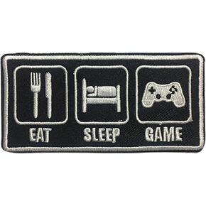 C&D Visionary DSX Video Eat Sleep Game Patch, Multi Color
