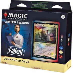 Magic: The Gathering Fallout Commander Deck - Mutant Menace (مجموعة مكونة من 100 بطاقة، حزمة عينة معززة لجامع البطاقات مكونة من بطاقتين + ملحقات)