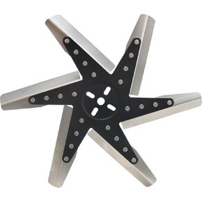 Derale 19317 17" High Performance Stainless Steel Flex Fan Reverse Rotation