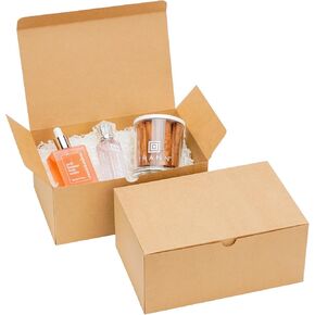 UnicoPak 24 Pcs Gift Boxes 9x6x4 Inches, White Gift Boxes with Lids for Presents, Gift Box for Birthday Wedding Bridesmaid Proposal Celebration Holidays Christmas