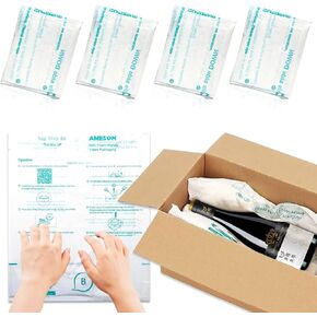 4 Pack Foam Bag For Shipping, 14" x 16" Expanding Foam Packaging Bags for PC etc, Instant Pack Quick Expanding Foam Packaging Bags for Packing Mailing Shipping
