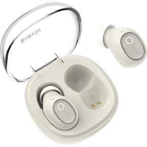 eleror Mini Bluetooth Headphones T1, Wireless Bluetooth Earbuds for Small Ears Canal Women Men, Crystal Ear Buds Bluetooth with Noise Reduction Call for Android Phone iPhone Tablets