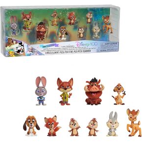 Disney100 Years of Dynamic Duos Celebration Collection Limited Edition 8-Piece Figure Pack, Officially Licensed Kids Toys for Ages 3 Up by Just Play