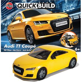 Airfix Quickbuild Audi TT Coupe Yellow Brick Building Model Kit J6034