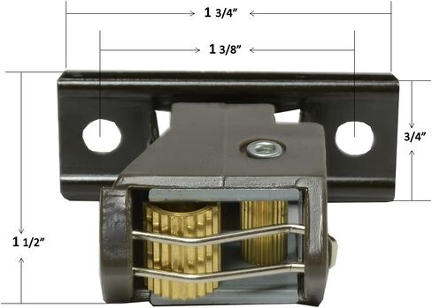 Amazing Drapery Hardware 2 Qty: Brown Cord Lock for Roman and Austrian Shades- Holds up to 3 Cords in Saudi Arabia