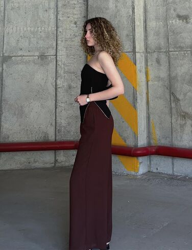 Palazzo Pants for Women Dressy Summer Casual Boho Chiffon Wide Leg Pants Elegant Flowy Beach Pants in Saudi Arabia
