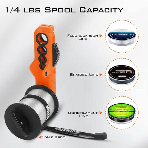 KastKing Patented Radius Line Spooler, Compact Fishing Line Spooling Tool for Spinning Reels and Casting Reels – Line Spooler Spools Fishing Reels Without Line Twist, Great Fishing Gifts in Saudi Arabia