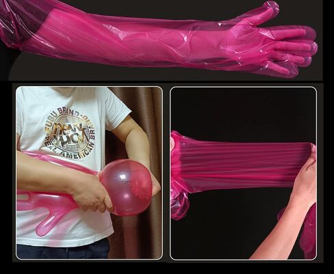 Halter Disposable Artificial Insemination Gloves Veterinary Gloves Shoulder Length Disposable Cow Palpation in Saudi Arabia