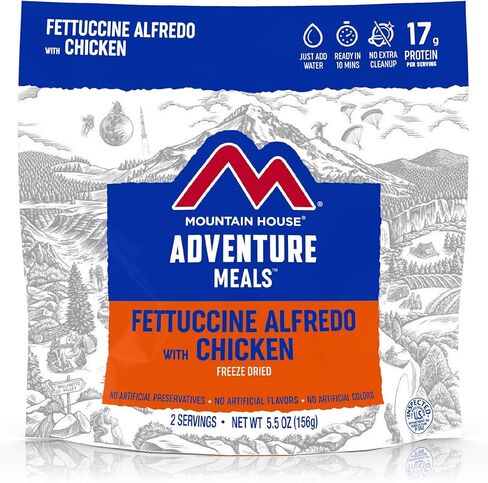 ماونتن هاوس فيتوتشيني ألفريدو بالدجاج | تجميد الغذاء المجفف على الظهر والتخييم | 6 عبوات in Kuwait