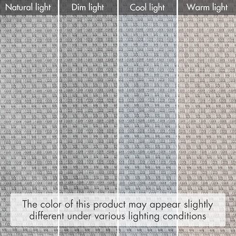 ظلال رومانية لاسلكية من ماديسون بارك جالين - تعتيم لوحة واحدة للخصوصية من القماش، موفرة للطاقة، معالجة نوافذ معزولة حراريًا، لغرفة النوم، ديكور غرفة المعيشة، 31 بوصة × 64 بوصة، رمادي in Kuwait