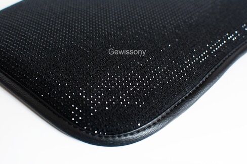 Black Bling Auto Center Console Pad Crystal Car Armrest Box Cover Protector Universal Fit Car Decor Accessories for Women in Saudi Arabia