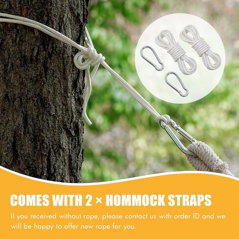 INNO STAGE Brazilian Hammock for Outside, with Tree Straps, Carry Bag | Portable lightweight design, ideal for backyard, porch, indoor and outdoor leisure use, easy storage in Saudi Arabia