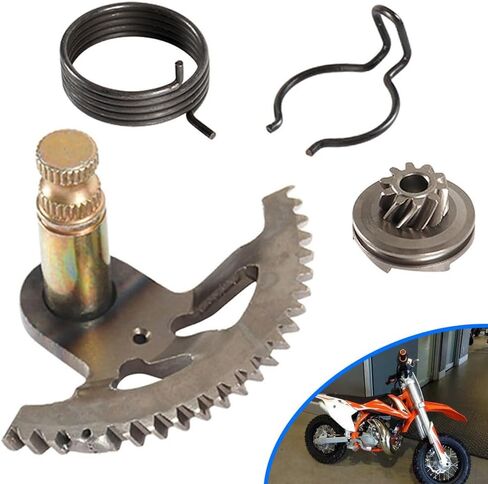 مجموعة أدوات بدء التشغيل لـ ktm 50 50SX 1995-2018 65 65CC 2002-2008 Pro JR LC PRO SR عمود الأكمام والعتاد الربيعي عمود كيك ستارتر مع ضرس خامل in Kuwait