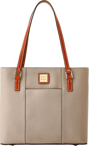 حقيبة يد Dooney & Bourke الصغيرة Lexington للنساء من الجلد المحبب، حقيبة يد مع أحزمة كتف جلدية طويلة in Saudi Arabia