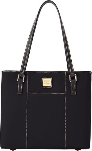 حقيبة يد Dooney & Bourke الصغيرة Lexington للنساء من الجلد المحبب، حقيبة يد مع أحزمة كتف جلدية طويلة in Saudi Arabia