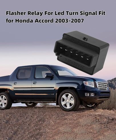 2024 New Upgrade 38300-SDB-A03 LED Flasher Relay Module Fit for Honda Accord 03-07 Odyssey 05-10 Ridgeline 06-14, Turn Signal and Hazard Warn relay Replacement for 38300-SDA-A01, black in Saudi Arabia