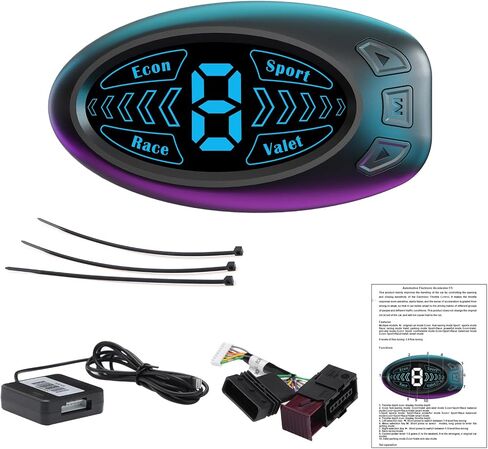 Throttle Response Controller, Upgraded 10 Drive Mode Smart Electronic Racing Pedal Accelerator for RAM 1500 New Body Style Wrangler JL Gladiator JT Nissan Titan Trucks Chevrolet Malibu(809) in Saudi Arabia