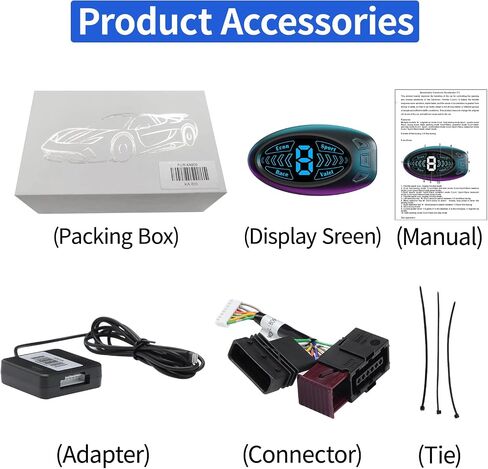 Throttle Response Controller, Upgraded 10 Drive Mode Smart Electronic Racing Pedal Accelerator for RAM 1500 New Body Style Wrangler JL Gladiator JT Nissan Titan Trucks Chevrolet Malibu(809) in Saudi Arabia
