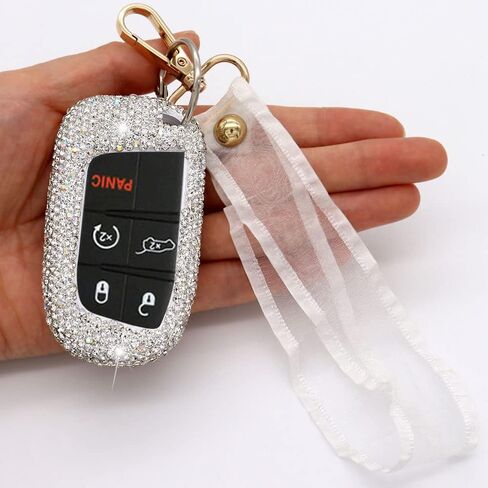 غطاء Ornater Key Fob متوافق مع دودج تشالنجر تشارجر دورانجو جورني جيب جراند شيروكي رينيجيد كرايسلر 200 300 in Kuwait