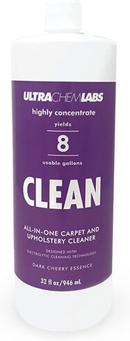 Professional Grade, All-in-One Super-Concentrated Upholstery Carpet Solution, Electrolytic Rug and Stain Remover, Dark Cherry Scent, 32 oz Formula Yields 8 Gallons in Saudi Arabia