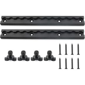 مجموعة نظام ربط المسار على شكل حرف L (قطعتان من قضبان المسار بطول 30.48 سم + 4 قطع من تركيبات صامولة ذات العروة المزدوجة) لتأمين الدراجات النارية والدراجات الترابية والمركبات والشاحنات الصغيرة والشاحنات والمقطورات المساعدة in Kuwait