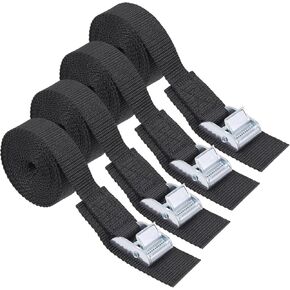 Ayaport Lashing Strap Tie Down Straps Cam Buckle Straps 12ft Padded Straps for Trucks, Roof Rack, Cargo, Kayak