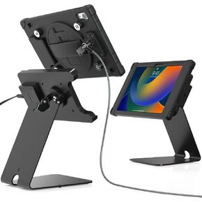 CTA Digital Quick Release Secure Table Kiosk w/Inductive Charging Case