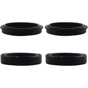 AHL Front Fork Shock Oil Seal and Dust Seal Set 49mm x 60mm x 11mm for Dyna Fat Bob FXDF 2008-2015 / Dyna Super Glide EFI FXDI 2006-2010 / Dyna Low Rider FXDL 2014-2015