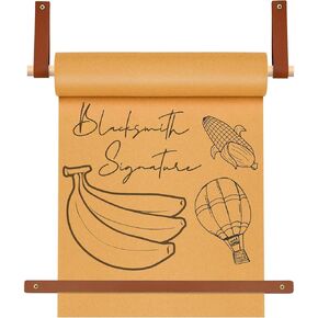 Butcher Paper Dispenser 12" Paper Roll Dispenser,Brown Paper Roll Wall Hanging 30meter Paper Roll Holder Butcher Paper Roll Holder Suitable for Home Decoration, Coffee Shop, Restaura