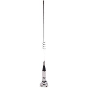 uxcell 40cm Total Length Silver Tone Metal Car Roof Mount Vehicle Antenna FM AM Signal Aerial