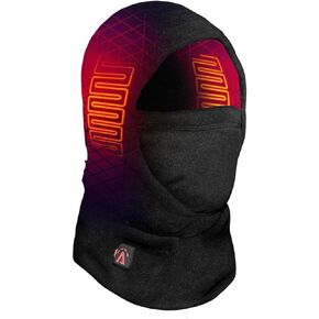 7V Battery Heated Balaclava - 7V Rechargeable Battery Facemask, Scarf, Hood – Up to 10+ Hours Warmth