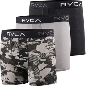 RVCA Boys Underwear 3 Pack Boxer Briefs for Boys 6-18 Durable Modal Stretch Breathable Moisture Wicking
